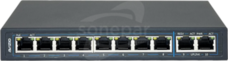 10xRJ45-8 portów RJ45 PoE+2xRJ45+100Mb/s Switch