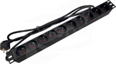 ALANTEC 19 10xgniazdo CEE 7/7 230V Listwa zasilająca