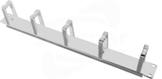19 1U szary Organizator kabli
