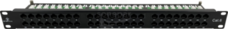 UTP kat.6 1U 48 portów Patch panel
