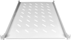19" 1U głęb. 650mm szary Półka stała
