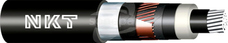 XRUHAKXS1 1x120/50 /20kV RMC czarny Kabel energetyczny średniego napięcia
