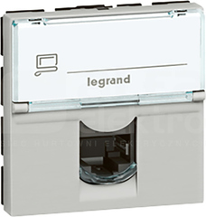 M45 2M 1xRJ45 UTP kat.5e aluminium Gniazdo teleinformatyczne