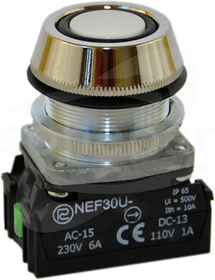 NEF30-UKb XY/W3 biały Przycisk ster.kr.sz.wyk.mors