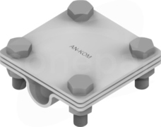 AN-52C/OG/ 3 płytki B=40mm fi16mm Złącze uziomowe