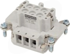 T0-EB006CP00 6-pin 16A Wsad żeński do pokrywy metalowej