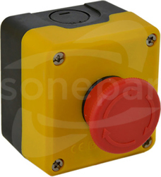 P1EC400E40 40mm/1NC czarno-żółty Kaseta stopu bezpieczeństwa