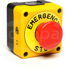 P1EC400E40-K 40mm/1NC czarno-żółty Kaseta stopu bezpieczeństwa