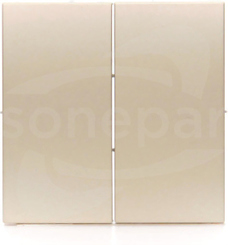 SIMON54 złoty Klawisz łącznika podwójny