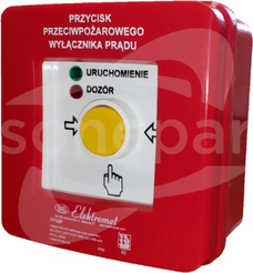 UU PWP /PPWP-4 B/4 (230V) Ręczny przycisk przeciwpożarowy