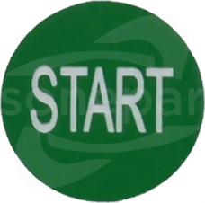 Wyłącznik główny start (START), zielono-biały Wskaźnik członu kasety