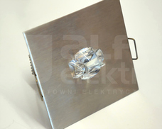 EYE LED KWADR.1x3W KOR.CB srebrny Oprawa awaryjna centralnej baterii