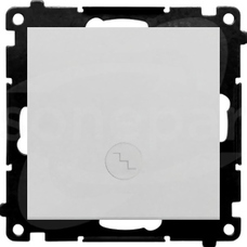 SIMON55 10AX aluminium mat Łącznik schodowy