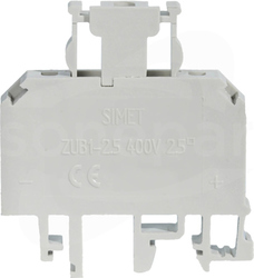 ZUB 2,5mm2 szary T-202 Złączka szynowa gw.z bezp.