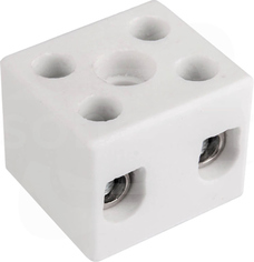 CPO-15A-2P 10mm2 Złączka porcelanowa dwukr.