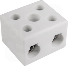 CPO-30A-2P 16mm2 Złączka porcelanowa dwukr.