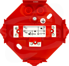 PIP-1AN R3x2x4 czerwony Puszka przeciwpożarowa