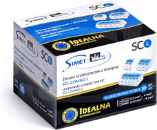 SCL COMBO1: (10)SCL2, (10)SCL3, (10)SCL5 Zestaw szybkozłączek z dźwignią