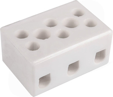 CPO 3‑2.5A 2,5mm2 Złączka gwintowa porcelanowa