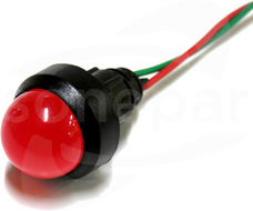 KLP 20R 24V czerwony Lampka LED