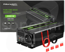 DC/AC 1kW Uwyj 230VAC 12VDC 135x290x75mm 89% Przetwornica