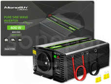 DC/AC 300W Uwyj 230VAC 24VDC 105x200x55mm 91% Przetwornica