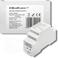 15W 5VDC 3A 220-240VAC IP20 Zasilacz impulsowy