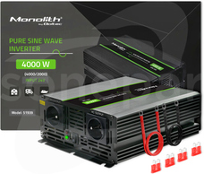 DC/AC 2kW Uwyj 230VAC 24VDC 210x330x90mm 92% Przetwornica