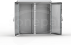  1200x600x400 bez MP Aluminium IP66 Szafa modułowa