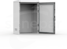  1200x600x600 bez MP Aluminium IP66 Szafa modułowa
