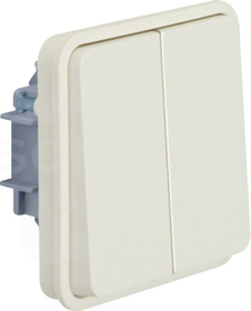 W.1 IP55 biały Łącznik świecznikowy