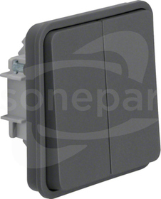 W.1 szary IP55 Łącznik świecznikowy