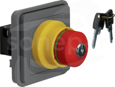 W.1 IP55 szary Moduł wyłącznika bezpieczeństwa na klucz