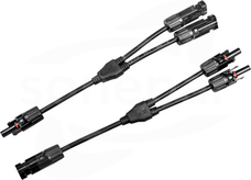 MC4 (2szt) do pomiaru mocy w instalacjach PV Adapter - rozgałęziacz