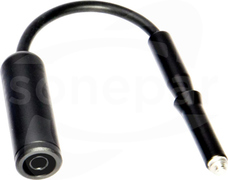 M4/M6 czarny Adapter napięciowy z gwintem