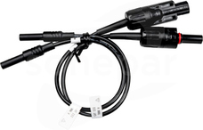 MC4 (2szt) gniazda bananowe do pomiaru PV Adapter