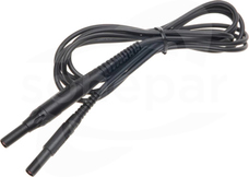 2m czarny 1kV CAT IV wtyk bananowy Przewód