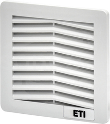 EF-107E Kratka wylotowa z filtrem 107x107 IP54