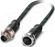 SAC-4P-P12MS/ 0,3-PUR/P12FS SH Kabel czujnika/urządzenia wykonawczego