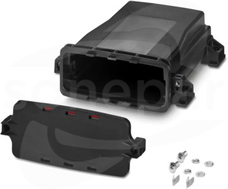 ECS-KIT-122X169-S-UV-9005 Obudowa elektroniki