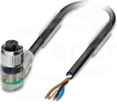 SAC-4P- 5,0-PUR/M12FR-3L RRG Kabel czujnika/urządzenia wykonawczego
