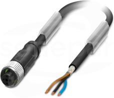 SAC-3P-20,0-PUR/M12FS SH Kabel czujnika/urządzenia wykonawczego