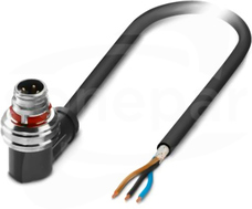 SAC-3P-P12MR/ 3,0-PUR SH Kabel czujnika/urządzenia wykonawczego
