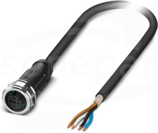 SAC-4P-10,0-PUR/P12FS SH Kabel czujnika/urządzenia wykonawczego
