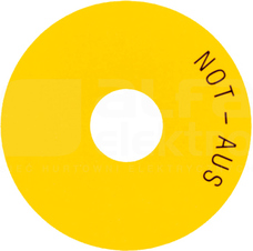 SIRIUS 3SB39210DK żółty Etykieta podkładkowa