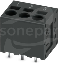 SPT 2,5/ 3-V-5,0 BK BDWH:1-3 Terminal przyłączeniowy do PCB