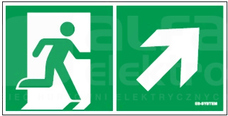 PIKTOGRAM 150x300 Piktogram STRZAŁKA W GÓRĘ PRAWO,PRAWO