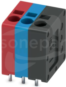SPT 1,5/ 3-V-3,5 MC:RD,BU,BK PCB terminal block