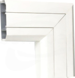 CONNECT 130x55 biały Kąt prosty do dołu CABLOMAX