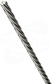 COPPER ROPE TINNED CLASS 2 1X35 Przewód uziemiający miedziany